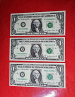 3x 1977 $1 DOLLAR ATLANTA USA UNITED STATES BANKNOTE UNCIRCULATED UNC BILLETE ESTADOS UNIDOS*COMPRAS MULTIPLES CONSULTAR - Federal Reserve Notes (1928-...)