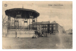 B 5590 CINEY, Place Et Kiosque, Animierte Szene - Ciney