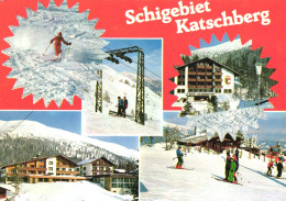 KATSCHBERG, ST. MICHAEL IM LUNGAU, SALZBURG, MULTIPLE VIEWS, SKI RESORT, SKI LIFT, ARCHITECTURE, AUSTRIA, POSTCARD - St. Michael Im Lungau