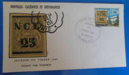 LETTRE 1 Er JOUR DE NOUVELLE CALEDONIE -    1981 - FDC