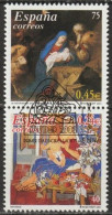 Spanien 2001 MiNr.3671 - 3672 Zd. Aus Block 102 O Gest. ESST. Weihnachten ( B2883 ) - Gebruikt