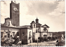 1955 TUSCANIA 1   P. DEL COMUNE CON TORRE CIVICA PRIMA DEL CROLLO   VITERBO - Viterbo