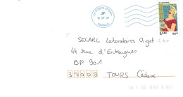 TIMBRE N°4055  -  LA CASAFIORE - TARIF DU 1 10 06  AU 28 2 08 - SEUL SUR LETTRE  -  2007 - Postal Rates