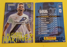 Lautaro Martinez Calciatori 2023/24  Card N 2 Panini Goal Inter - Italian Edition