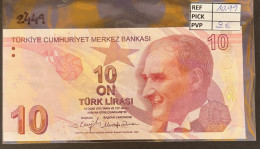 BILLETE TURQUIA 10 LIRAS 2022-2009 P-223f - Autres - Europe