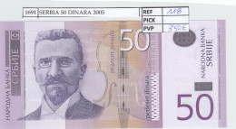 BILLETE SERBIA 50 DINARA 2005 P-40a  - Otros – Europa