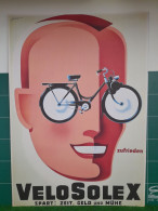 SOLEX VELOSOLEX - LUNETTES - AFFICHE POSTER - Motos