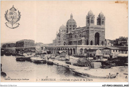 ACFP5-13-0420 - MARSEILLE - La Cathédrale Et Quais De La Joliette  - Joliette, Port Area