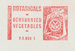 Meter Cover Netherlands 1967 Botanicals - Dehydrated Vegetables - Vegetables