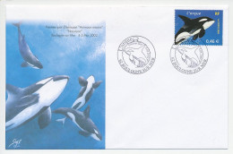 Cover / Postmark France 2002 Killer Whale - Orche - Altri & Non Classificati