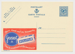 Publibel - Postal Stationery Belgium 1951 Gevaert - Photography - Film - Photographie