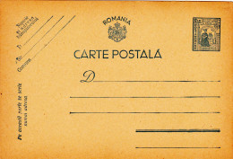 ROUMANIE / TRANSNISTRIE - ROMANIA / TRANSNISTRIA 1943, POSTCARD STATIONERY UNUSED,ROMANIA. - Lettres & Documents