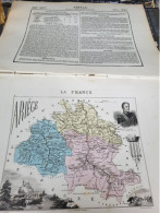 ARIEGE  /DIVISION ADMINISTRATIVE/ABREGE HISTORIQUE/BIOGRAPHIE/STATISTIQUE/VILLES PRINCIPALES//VARIETES - Cartes Géographiques