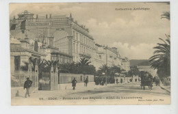 NICE - Promenade Des Anglais - HÔTEL DU LUXEMBOURG - Cafés, Hotels, Restaurants