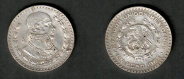 MEXICO   1 PESO SILVER 1964 (KM # 459) #7821 - Mexique