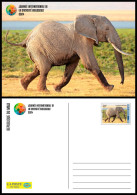 MALI 2024 STATIONERY CARD - ELEPHANT ELEPHANTS - INTERNATIONAL DAY BIODIVERSITY - Elefanten