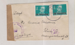 YUGOSLAVIA,1950 ZAGREB Censored Cover To Austria - Covers & Documents