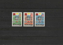 Uruguay 1974 Olympic Games Montreal / Innsbruck, Football Soccer World Cup Set Of 3 MNH - Ete 1976: Montréal