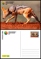 MALI 2024 STATIONERY CARD - JACKAL JACKALS CHACAL CHACALS - INTERNATIONAL DAY BIODIVERSITY - Chiens
