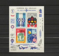 Uruguay 1976 Olympic Games Montreal / Innsbruck, Space, Football Soccer World Cup, Zeppelin, Concorde S/s Imperf. MNH - Zomer 1976: Montreal