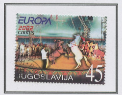 Europa CEPT 2002 Yougoslavie - Jugoslawien - Yugoslavia Y&T N°(1) - Michel N°3078 (o) - 45d EUROPA - 2002