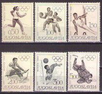 Yugoslavia 1968 - Olympic Games In Mexico - Mi 1290 -1295 - MNH**VF - Neufs