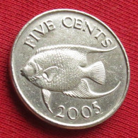 Bermuda 5 Cents 2005 KM# 108 Lt 1581 Bermudes Bermudas Bermude - Bermudes