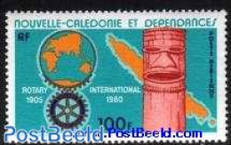 New Caledonia 1980 Rotary Club 1v, Mint NH, Various - Maps - Rotary - Ungebraucht