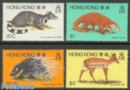 Hong Kong 1982 Mammals 4v, Mint NH, Nature - Animals (others & Mixed) - Deer - Unused Stamps