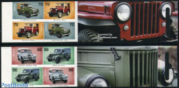 Iceland 2006 Jeeps 4x2v In Booklets, Mint NH, Transport - Stamp Booklets - Automobiles - Ungebraucht