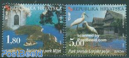 Croatia 1999 Europa, Parks 2v, Mint NH, History - Nature - Various - Europa (cept) - Birds - National Parks - Tourism .. - Nature