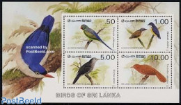 Sri Lanka (Ceylon) 1987 Birds S/s, Mint NH, Nature - Birds - Sri Lanka (Ceylan) (1948-...)