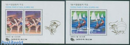 Korea, South 1988 Olympic Games 2 S/s, Mint NH, Sport - Olympic Games - Sailing - Voile