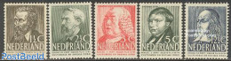 Netherlands 1939 Famous Persons 5v, Unused (hinged), Health - Health - Art - Authors - Self Portraits - Unused Stamps