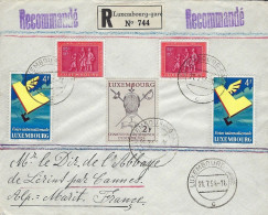 Luxembourg - Luxemburg - Lettre  Recommandé   1954 - Covers & Documents