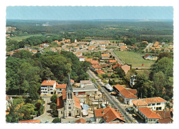 GF (40) 324, Saint St Vincent De Tyrosse, Sofer A40 S13 1002, Vue Aérienne, L'Eglise, Au Fond Le Stade - Saint Vincent De Tyrosse