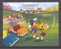 Disney Antigua & Barbuda 1991 Golf MS MNH - Disney