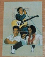 SAO TOME E PRINCIPE 1994, Elvis Presley, Famous People, Music, Mi #B312, Souvenir Sheet, Used - Elvis Presley