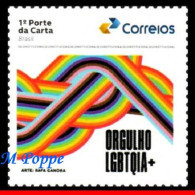 Ref. BR-V2023-57 BRAZIL 2023 - LGBTQIA+ PRIDE, MNH, HUMAN RIGHTS 1V - Unused Stamps