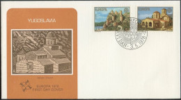 Yougoslavie - Jugoslawien - Yugoslavia FDC3 1978 Y&T N°1607 à 1608 - Michel N°1725 à 1726 - EUROPA - FDC