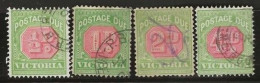 Victoria    .   SG    .   D 11/14     .   O      .     Cancelled - Used Stamps