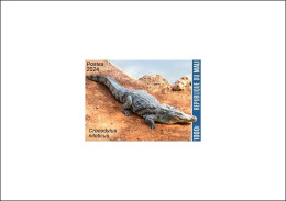 MALI 2024 DELUXE PROOF - CROCODILE CROCODILES REPTILES - Autres & Non Classés