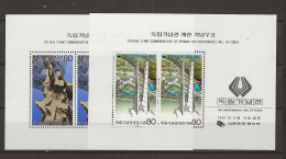 1987 MNH South Korea Mi Block 533-34 Postfris** - Korea (Zuid)