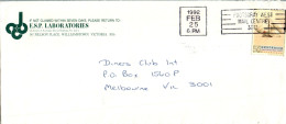 Australia Cover Britannia Boat ESP Laboratories To Melbourne - Lettres & Documents