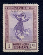 ED. 526H (*) , QUINTA DE GOYA EN LA EXPOSICIÓN DE SEVILLA , SELLO HABILITADO ( C.U.P.P. ) - Neufs