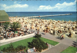 72572713 Groemitz Ostseebad Strandpartie Mit Seebruecke Groemitz - Grömitz