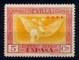 ED. 518H (*) , QUINTA DE GOYA EN LA EXPOSICIÓN DE SEVILLA , SELLO HABILITADO ( C.U.P.P. ) - Neufs