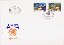 Yougoslavie - Jugoslawien - Yugoslavia FDC 1987 Y&T N°2098 à 2099 - Michel N°2219 à 2220 - FDC