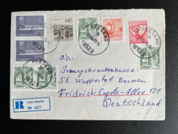 JUGOSLAVIJA YUGOSLAVIA 1979 REGISTERED LETTER PRESEVO TO WUPPERTAL 23-08-1979 - Covers & Documents