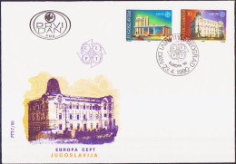 Yougoslavie - Jugoslawien - Yugoslavia FDC 1990 Y&T N°2283 à 2284 - Michel N°2414 à 2415 - FDC